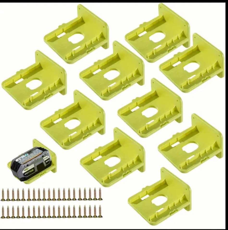 Lot de 5 supports de batterie pour batterie Ryobi